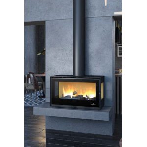 Estufa Bronpi Bimba-90-3C (suspendida, leñero o patas)